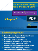Performance Evaluation Using Variances From Standard Costs: Budgeting