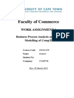 Faculty of Commerce: Work Assignment 1