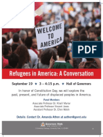 CAS Refugee Talk Flyer 0816