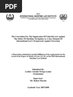 Download The Convention For The Suppression Of Unlawful Acts Against The Safety Of Maritime Navigation As A Key Element Of International Laws Framework Against Terrorism by Lesther Antonio Ortega SN32216358 doc pdf