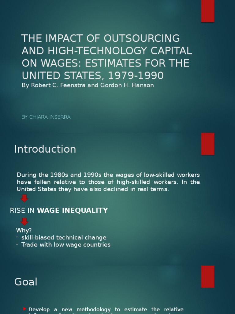 The Impact of Outsourcing and High-Technology Capital On | PDF | Business