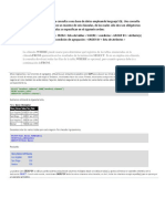 Clausulas de SQL