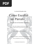 Como Escribir Un Parrafo (TEORIA) 1