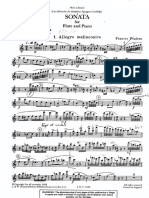 Poulanc Flute Sonata - Flute