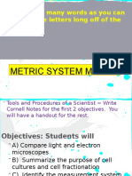 metric system lesson