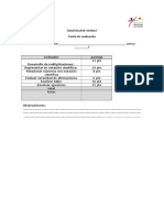 Pauta de Evaluación Trabajo de Matemática