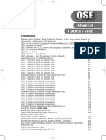 QSE Advanced Teacher's Guide Contents and Unit Notes