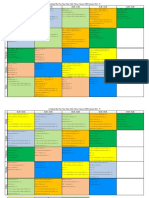 Combined Slot Wise Time Table