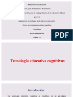 Tecnología Educativa Cognitiva