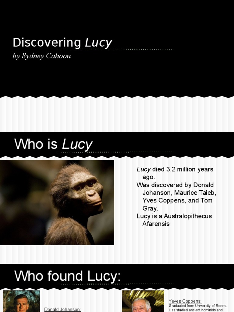 Lucy: The Australopithecus Discovery | PDF