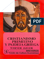 Jaeger Werner Cristianismo Primitivo y Paideia Griega PDF