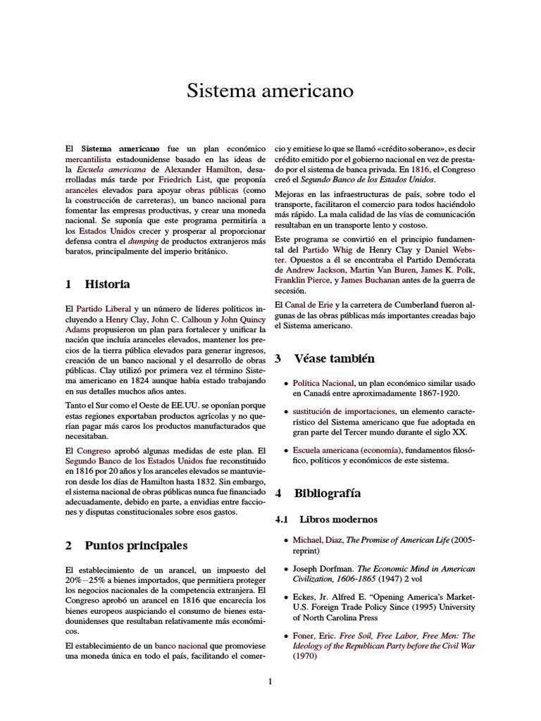 Sistema Americano | PDF | Jefes de Estado de los Estados Unidos ...