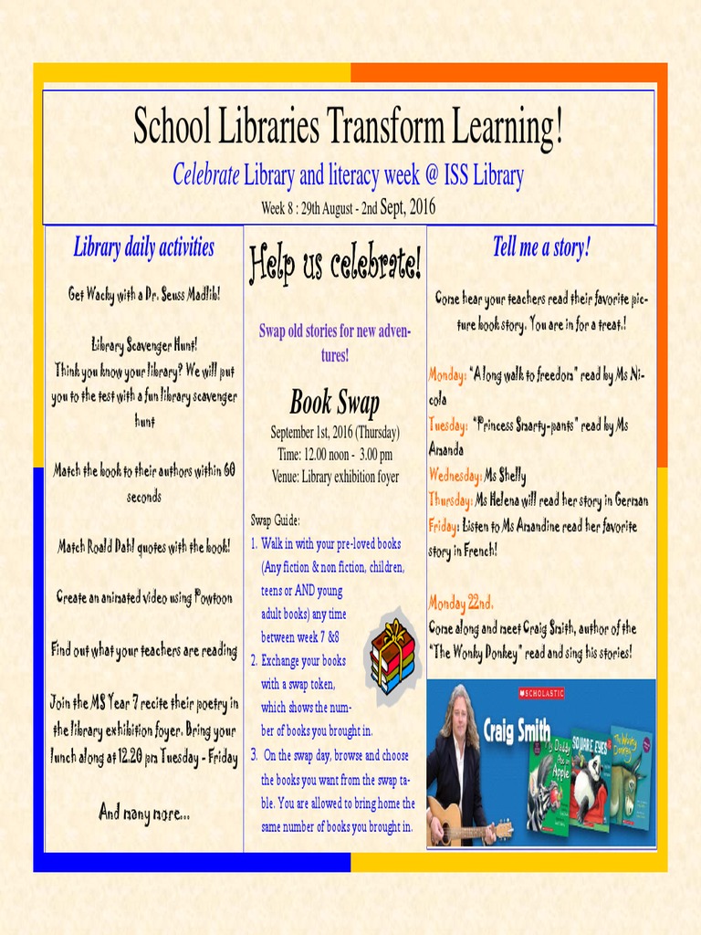Celebrate Library Week Activities | PDF
