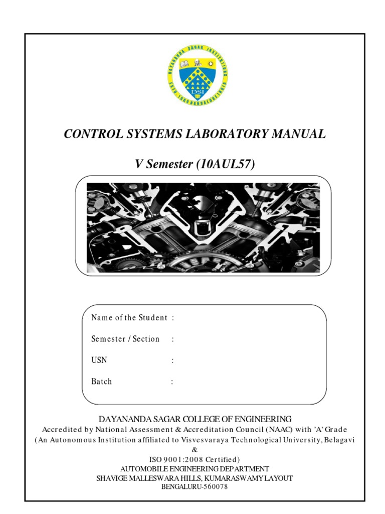 Automobile Engineering Lab Manual | PDF | Computers