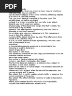 Declaring Object in Java