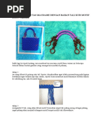 Download Cara Membuat Tas Macrame Dengan Bahan Tali Kur Motif Daun Variasi by Bunga SN322214285 doc pdf