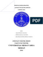 Proposal Kerja Praktek Universitas Medan Area