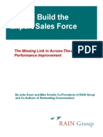 Build A Sales Force of Experts