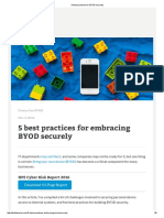 5 Best Practices For Embracing BYOD Securely: Download 93-Page Report