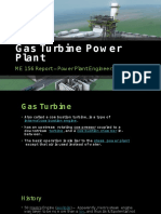 Gasturbinepower P Lant: M E 156 Report - Pow Er Plant Engineering