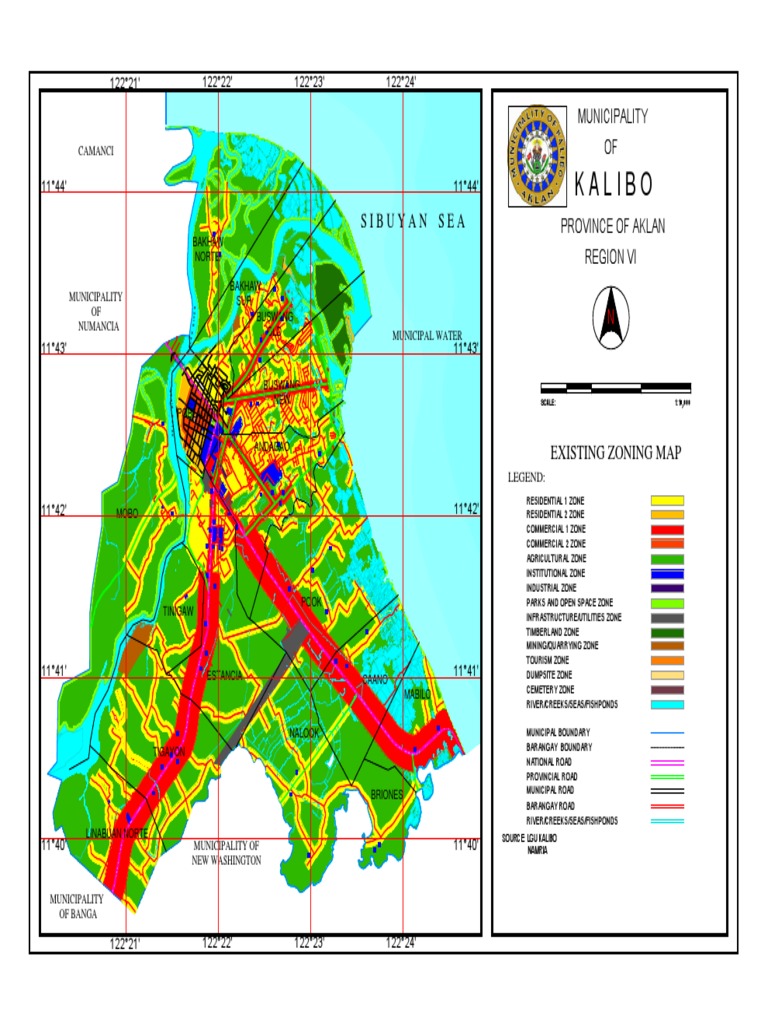 Kalibo Aklan Municipality Zoning Map | PDF