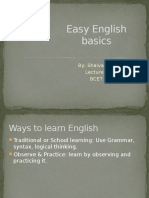 Easy English Basics