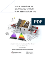 Eficiencia Energetica en Rehabilitacion de Vivienda Unifamiliar Mediterranea Tipo PDF