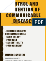 Controlling communicable diseases
