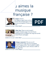 Tu aimes la musique française