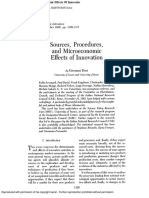 DOSI_Sources, Procedures and Microeconomic Effects of Innovation