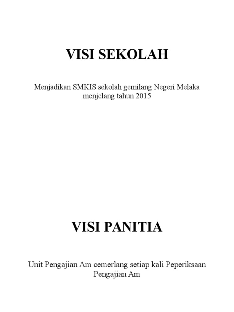 Perancangan Strategik Pengajian Am