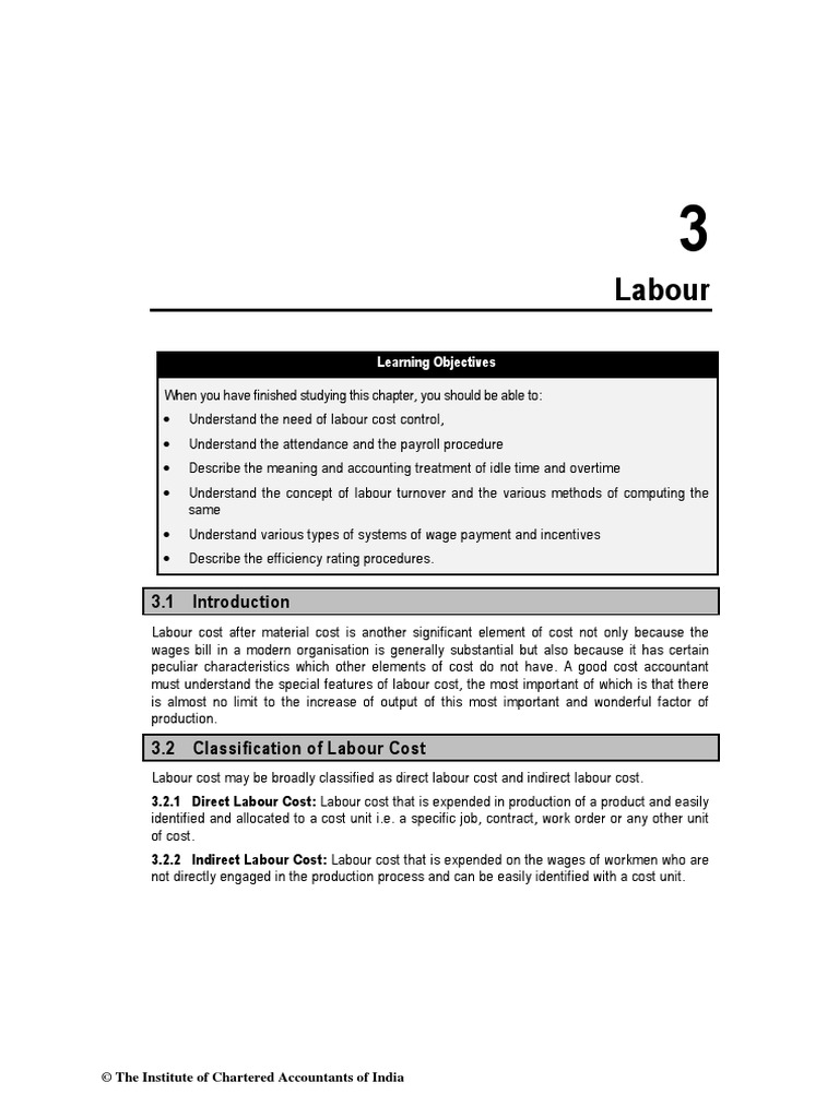 Cma Labour Pdf Overtime Payroll