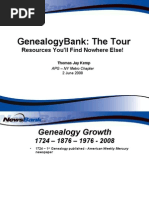 Download GenealogyBank The Tour - Resources Youll Find Nowhere Else by Thomas Jay Kemp SN3222421 doc pdf