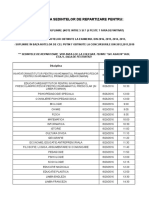 Programarea Sedintelor Publice - 26 - 29 August 2016