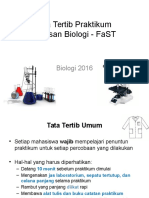 Tata Tertib Praktikum Biologi