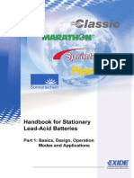 Handbook For Stationary Lead-Acid Batteries, Part 1, Edition 3