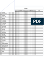 No Nama Siswa Kelas Viii B 1 2 3 4 5 6 7 8 9 10 11 12 13 14 15 16 17 18 19 20 21 22 23 24 25 26 27 28 29 30 31 Total