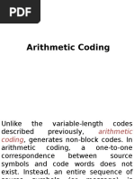 Arithmetic Coding