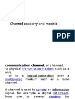 Channel Capacity and Models