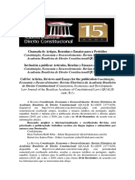 Publicação - Revista - Edital 13 e 14 - Academia Brasileira de Direito Constitucional