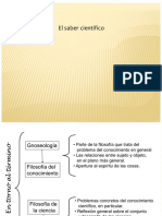 El saber científico 