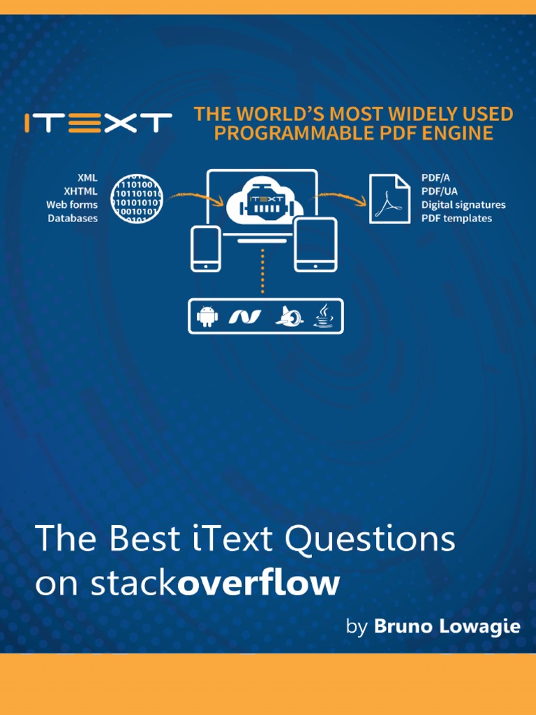 Itext so pdf portable document format html