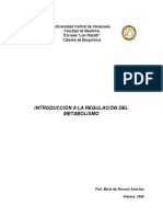Introduccion A La Regulacion Del Metabolismo MRS 2007