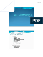 CE 14 Solid Mechanics (Lecture 9) PDF