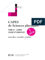 CAPES de Sciences Physiques Tome 2 t