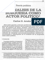 Acuña, Carlos. Análisis de la burguesía como actor político.pdf