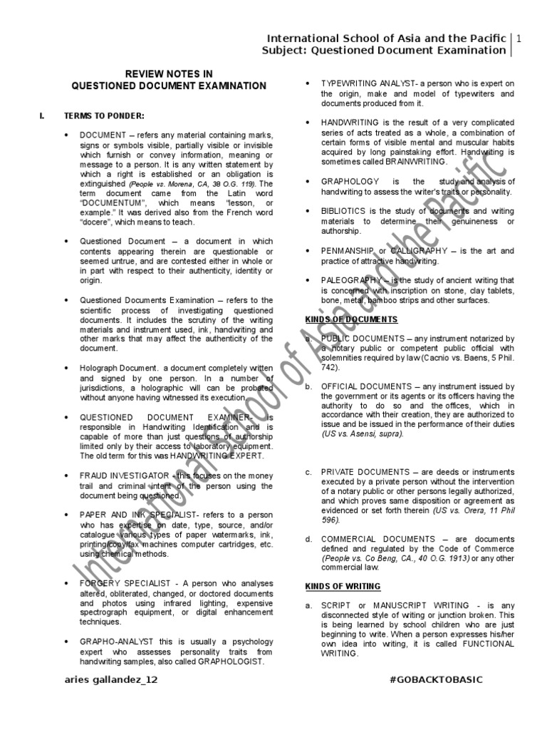 Question Document PDF Ink Typewriter