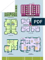 Building Plan of 5 Storey Building