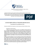 Le Droit de Légitime Défense v5 PDF