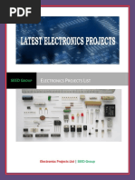 SEED Group - Electronics Projects List